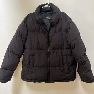 Fashion Nova Black Puffer Jacket